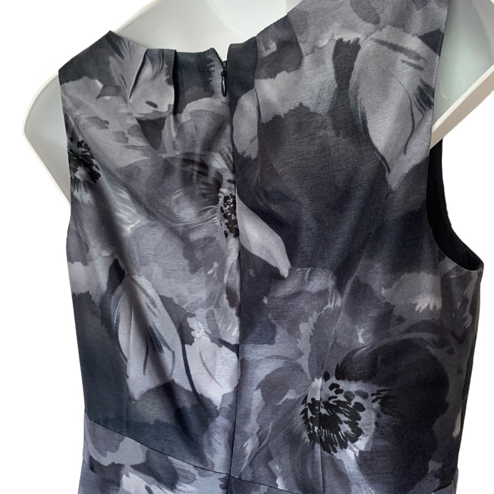 Adrianna Papell Floral Iridescent Sheath Dress Size 6 - Picture 5 of 11